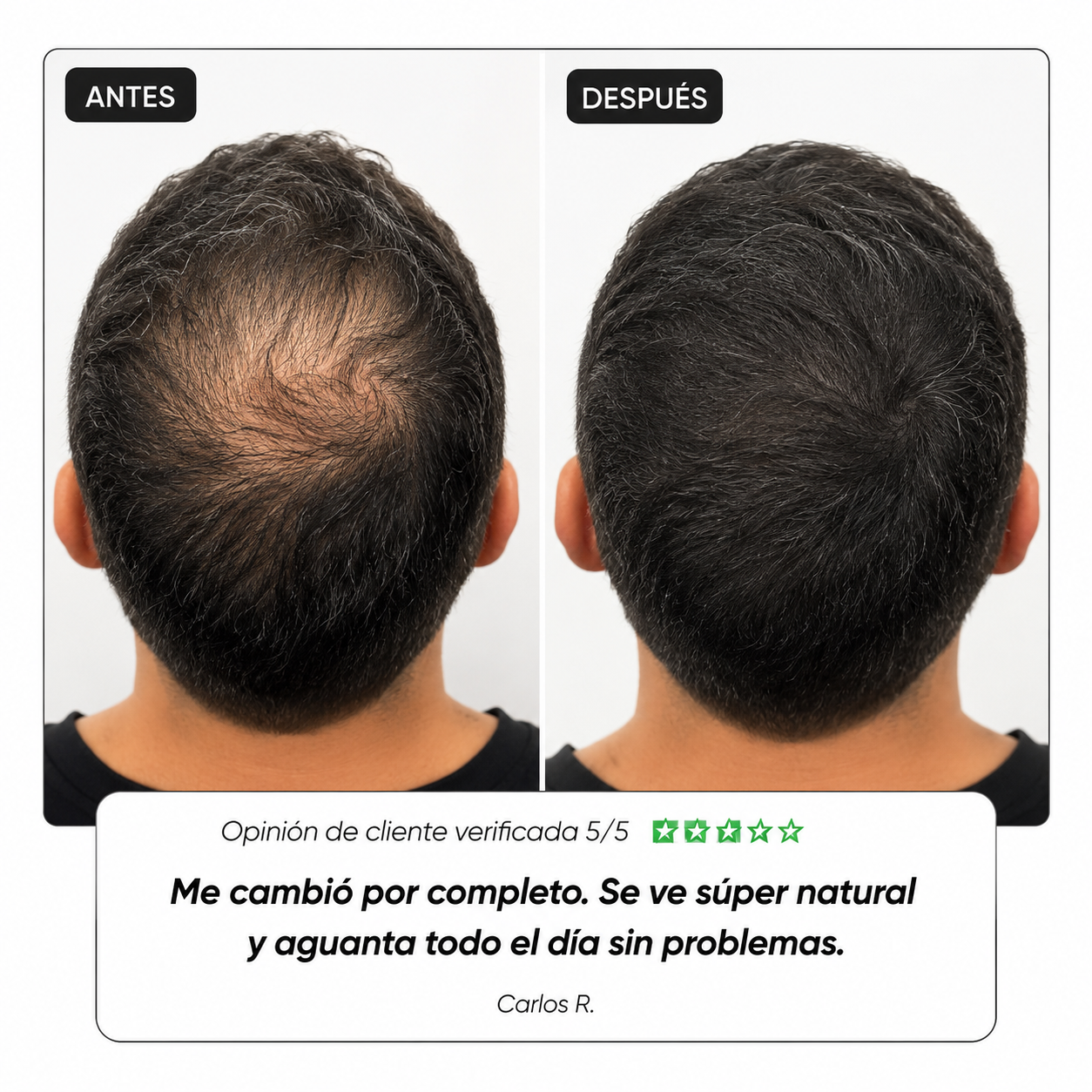 Corrector capilar para entradas y zonas débiles