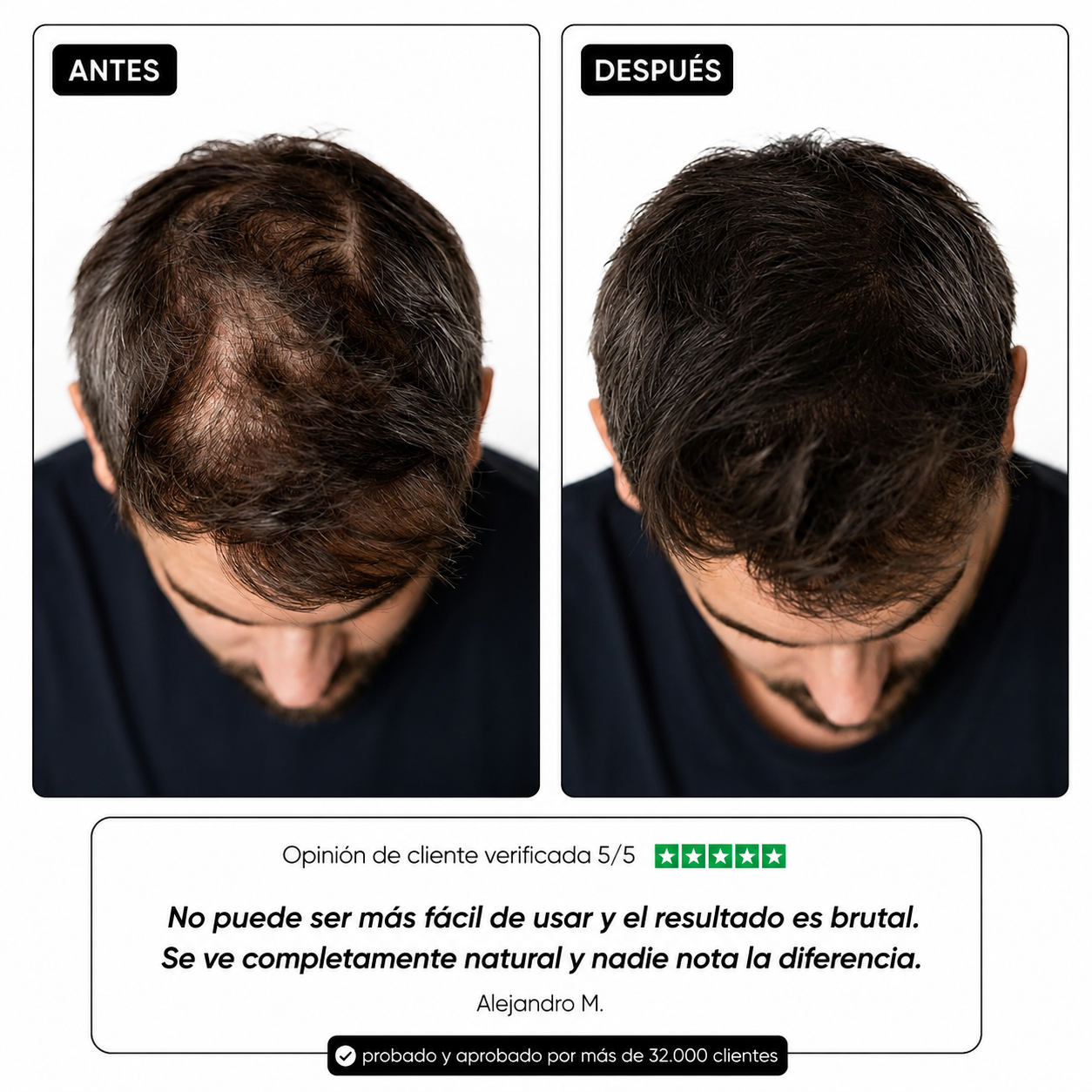 Corrector capilar para entradas y zonas débiles