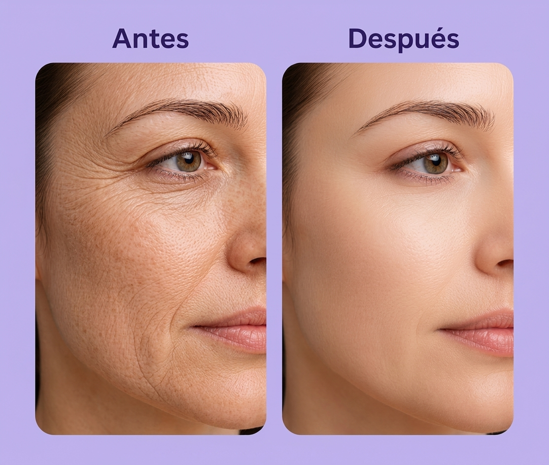 Masajeador Facial Lifting con 3 Luces LED y EMS